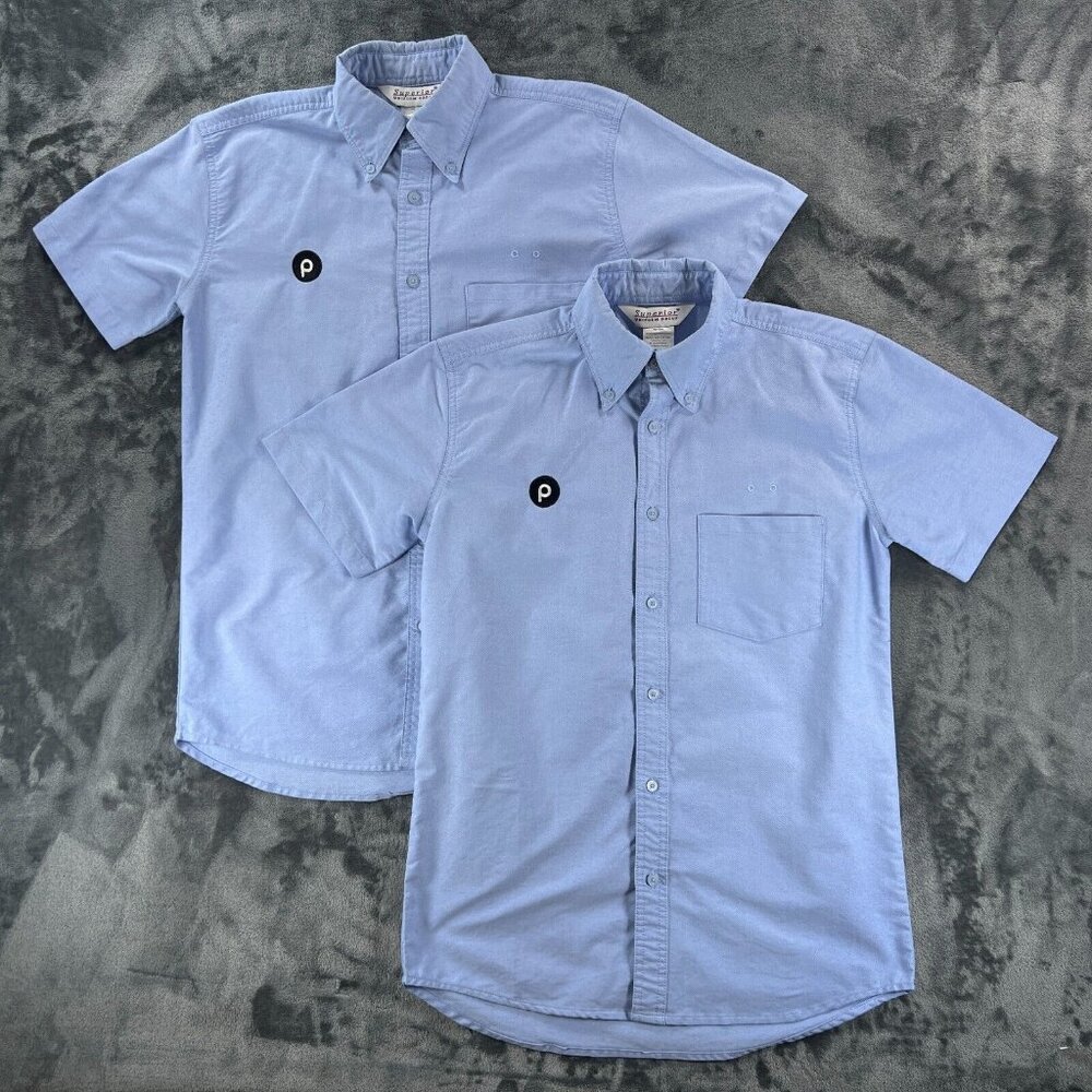 Lot of (2) Publix Supermarket Button Up Manager Shirts Men S Employee Uniform